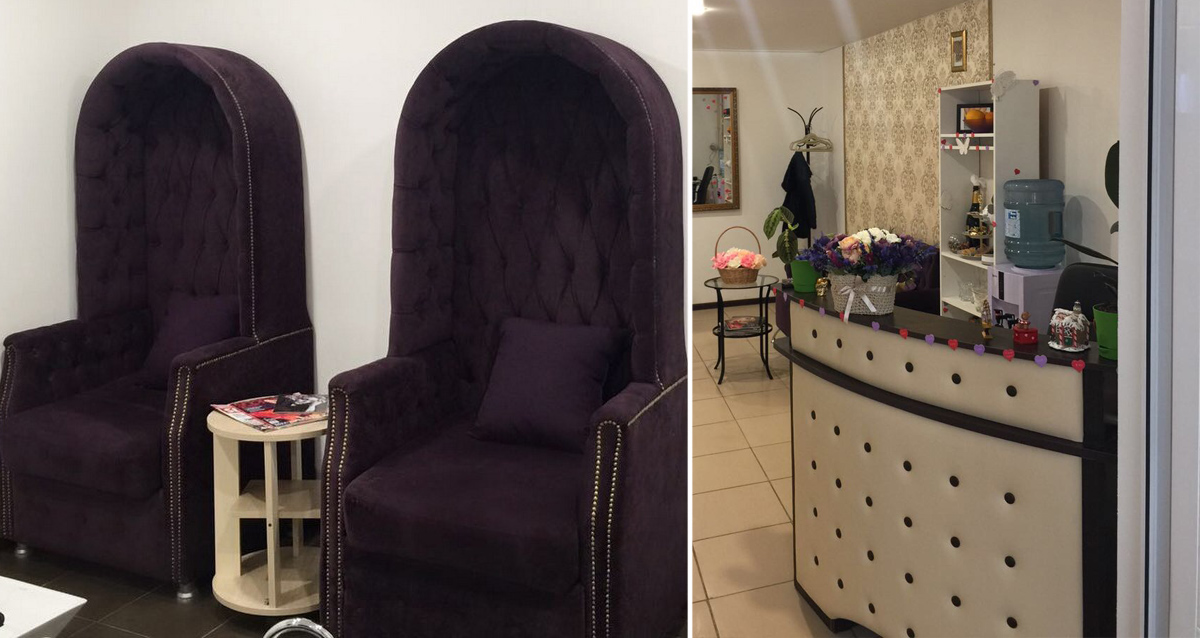 интерьер студии Nail Cosmo