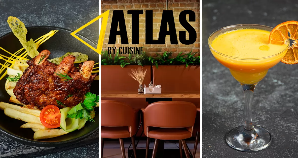 Скидки до 50% на меню в ресторане Atlas by Cuisine