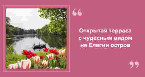 Видовой ресторан на воде «Чайка»: шикарный вид на закаты и Елагин остров!