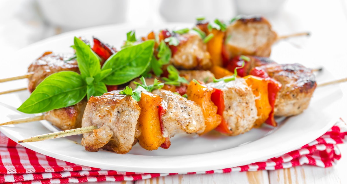 шашлык из курицы