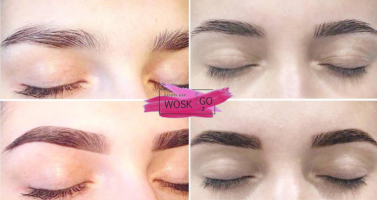 коррекция бровей в салоне Beauty bar Wosk&Go