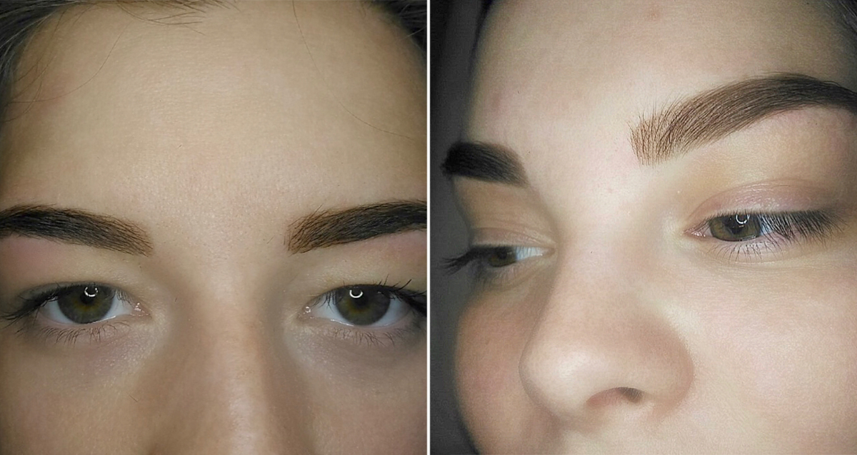 коррекция бровей в салоне Beauty bar Wosk&Go