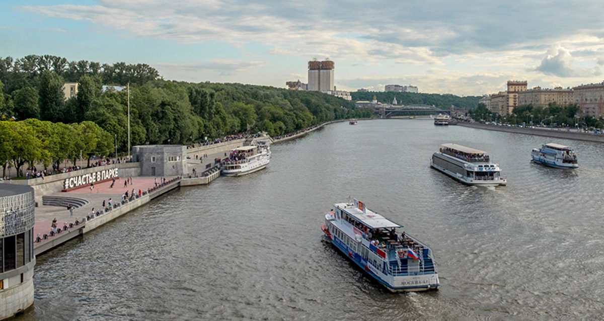 прогулка по москве реке